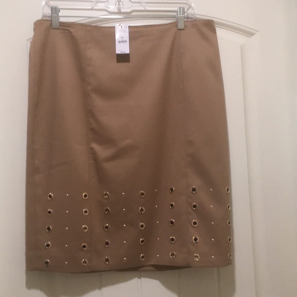 Camel colored skirt